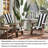 50" X 20" Patio Chair Cushion, Seat/back Cushion For Adirondack Chair With Ties-1752589073-1752589072