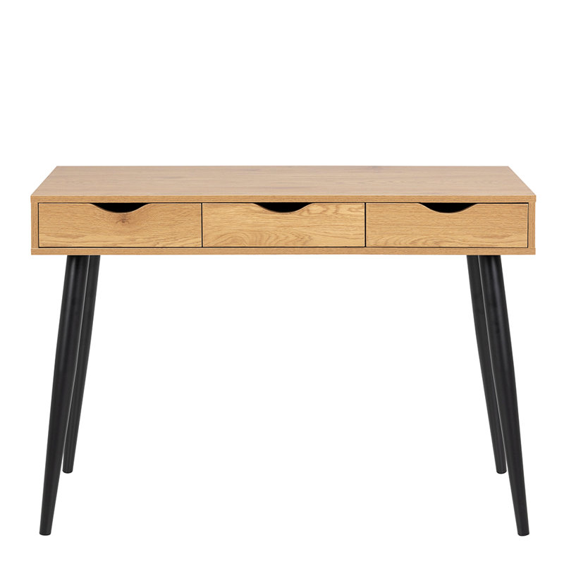 Casson Writing Desk, Oak/Black