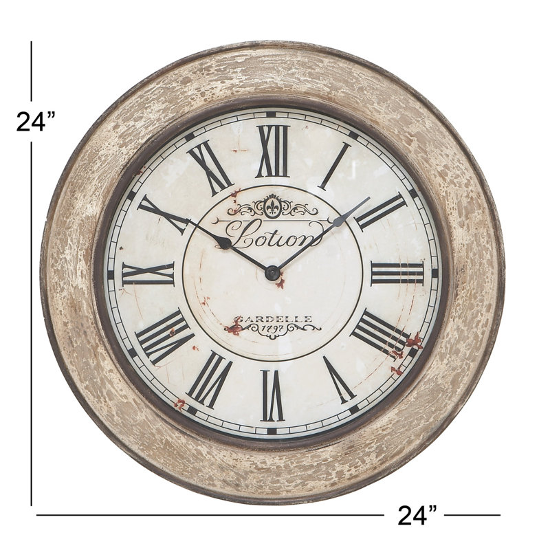 Oversized 24" Wall Clock