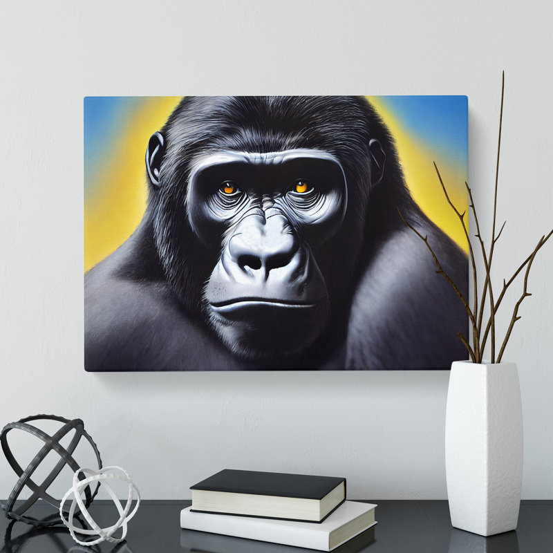 Rare Gorilla - Wrapped Canvas Print