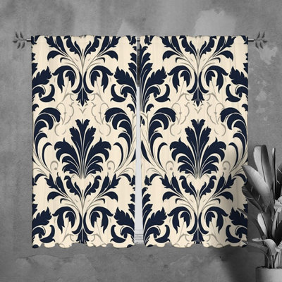 Paire de rideaux obscurcissant en polyester Mijah