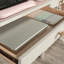 Bureau d'ordinateur, finition GRIS CLAIR