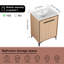 Meuble-lavabo simple avec plateau 24,36 Ahmeir
