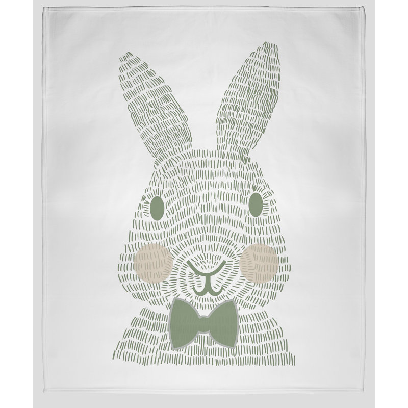  Couverture polaire monochrome, 30 po x 40 po, Vert