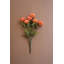 LOT DE SEPT DALHIS ARTIFICAUX - ORANGE