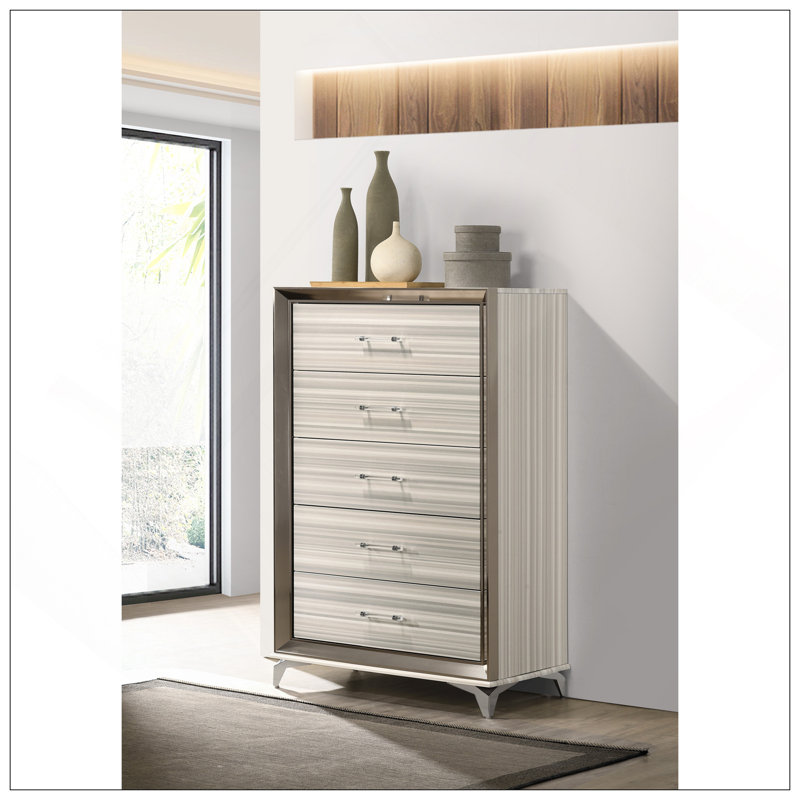 Commode étoile blanche