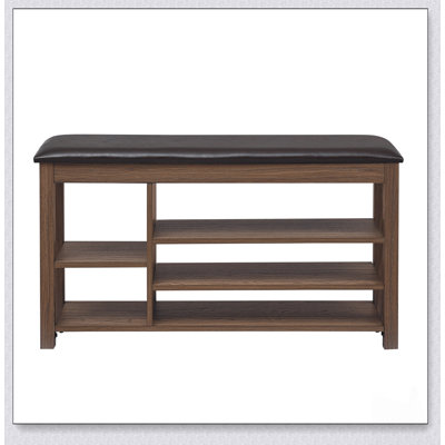 Height-Adjustable Long Shoe-Changing Bench with Concealed Storage and Comfortable Seating, Perfect for Entryways and Foyers