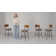 Putney Swivel Upholstered Counter Stool with Metal Frame