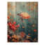 Aquarium, tortue, corail, sanctuaire IV - reproduction de bois animal tortue - sur bois de pin naturel-972750727