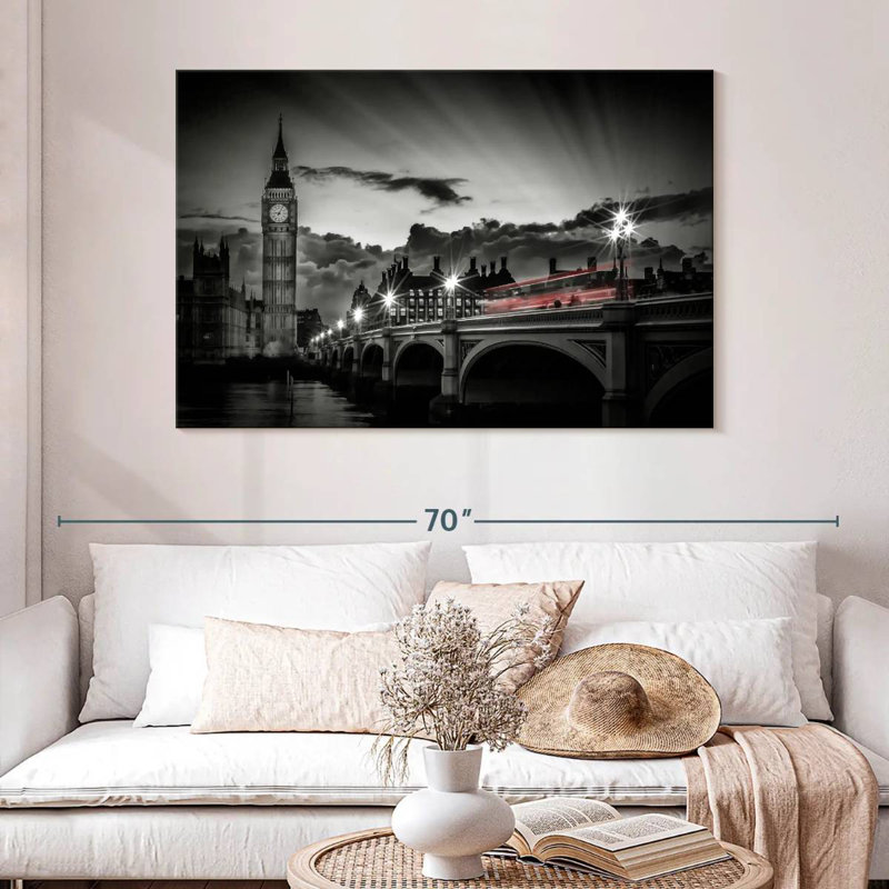 Sireci Westminster Bridge Sunset, 32" H x 48" W