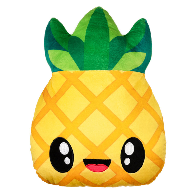 Ananas - Coussins en peluche parfumés Gourmet - Coussins décoratifs, décoratifs, décoratifs pour chambre d'enfant