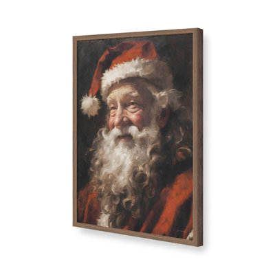 «Papa Noel» par Jo Moulton, reproduction d'art sur toile