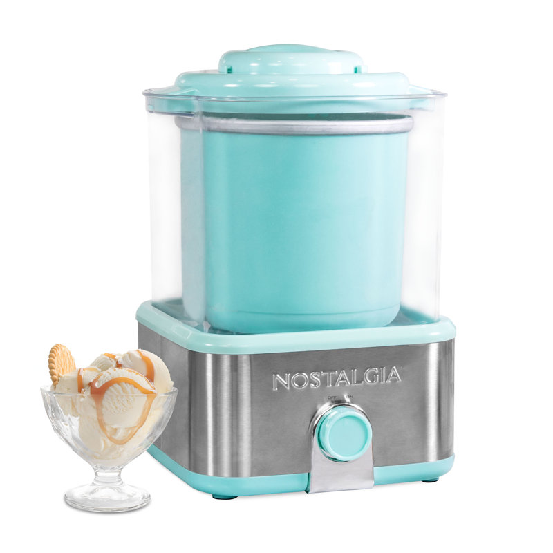 Nostalgie électrique 2 pintes Sorbetière, turquoise, Turquoise