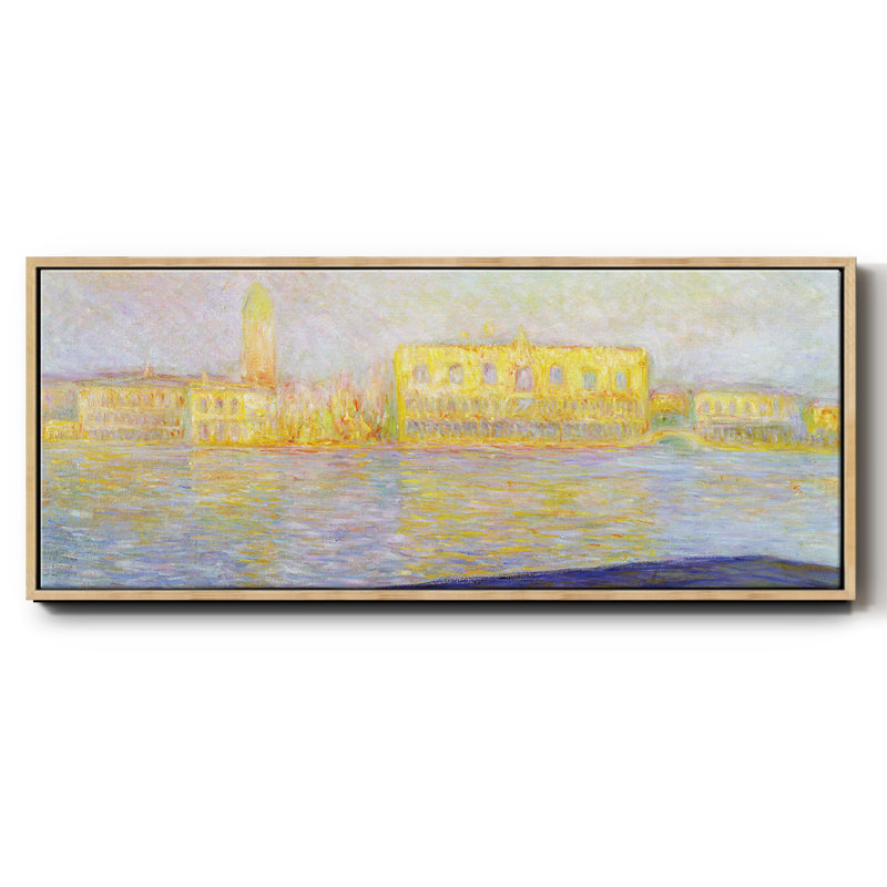 Monet - Toile encadrée 525MONETWC, Naturel, H 8 po x l 20 po