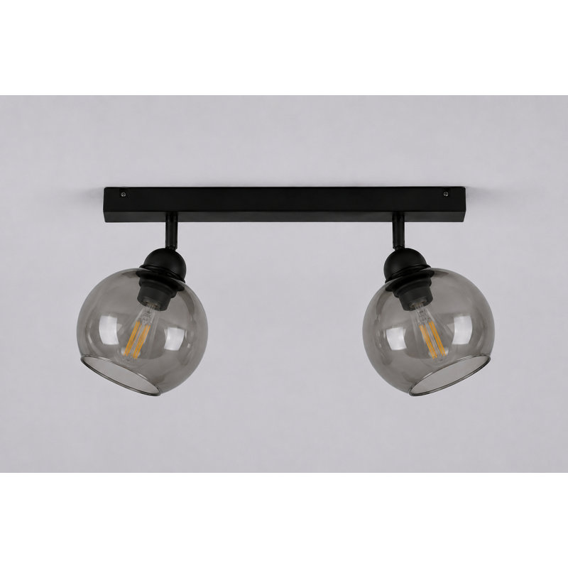 Somersworth Glass Spotlight, Black