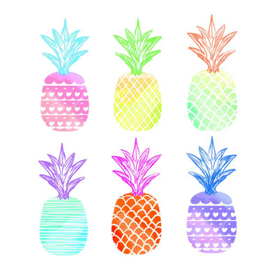 Aquarelle ananas 3
