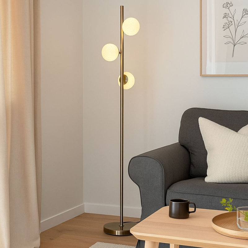 150cm Brushed Tree Floor Lamp