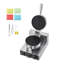 Commercial Waffle Maker Round Waffle Iron Baker Machine Non-Stick 1230W