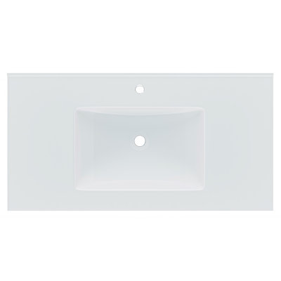 Valdren 36" Ceramic Vanity Top Undermount Sink