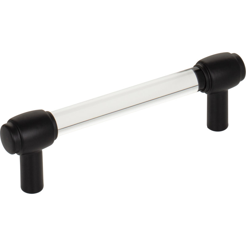 160 Mm Center-To-Center Satin Nickel Carmen Cabinet Bar Pull, Matte Black