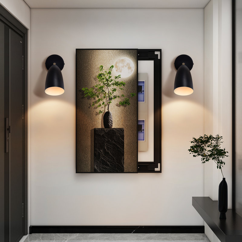 Shaylon Armed Sconce, Matt Black