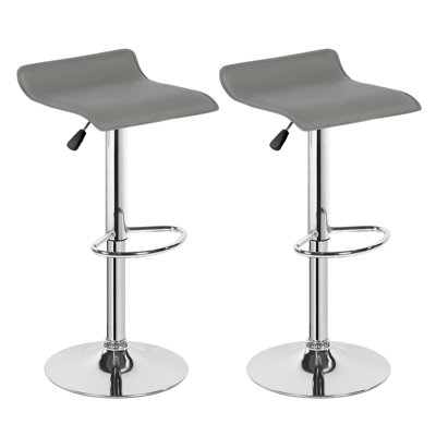 Cogburn Height Adjustable Swivel Bar Stool Set of 2