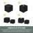 Aihnoa Square Ottoman with Stool and Reversible Tray-1655704630