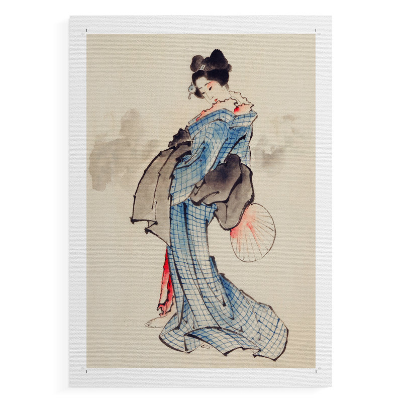 VintageJapan V -Canvas Print Only - NOT FRAMED, 48" H x 32" W