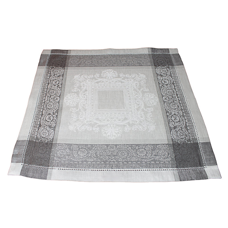 French Home Linen Cleopatra Napkins, Shades of Gray