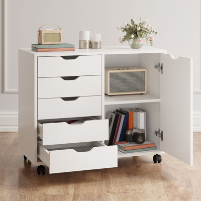 Gebhardt 5-Drawer Lateral Filing Cabinet by Wade Logan