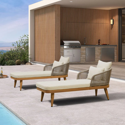  Chaise longue d'extérieur