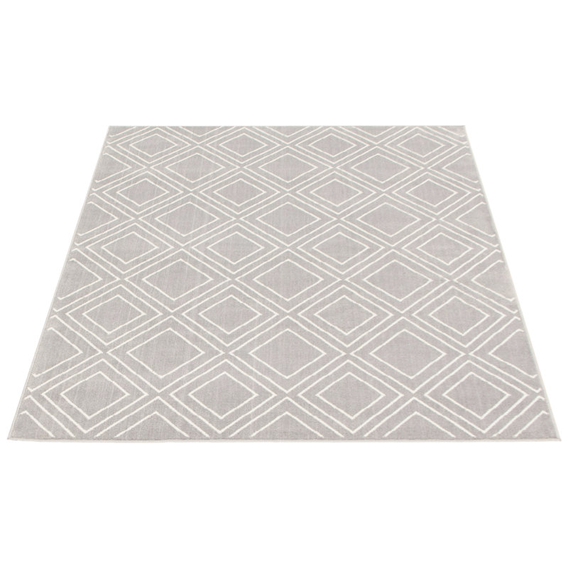 Tapis gris marocain Elisaveta, Rectangle 7 pi 10 po x 10 pi 2 po