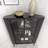 Modern 3-Tier Corner Storage Cabinet With Tempered Glass Doors, Removeable Shelves & Metal Frame