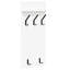 Wall-Mounted Coat Rack 90 X 40 X 10 Cm Engineered Wood-709455517