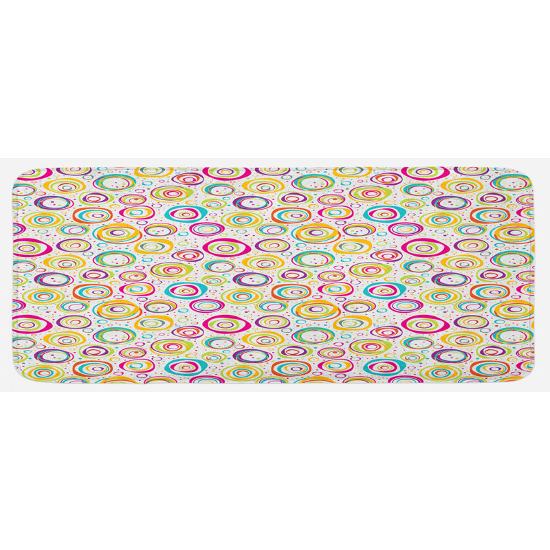 Tapis de cuisine abstrait
