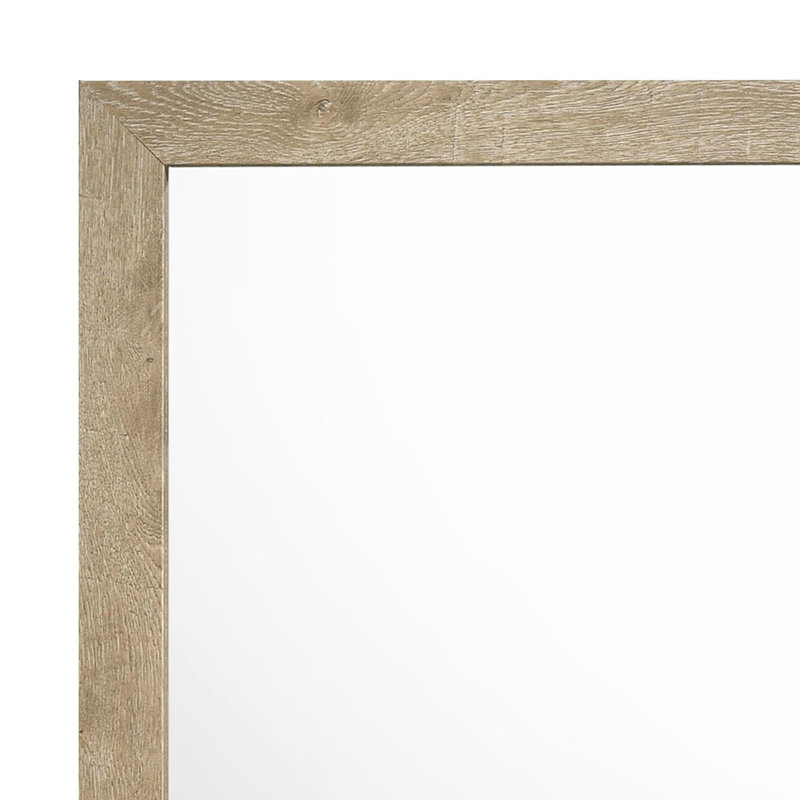 Miroir de commode chêne vieilli