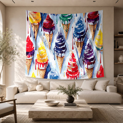 Desserts Snow cone Wall Tapestry