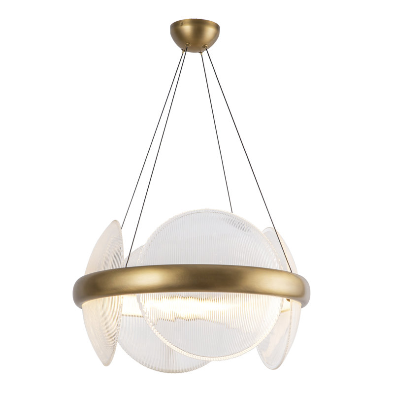 Taurus 22-In Chandelier, Gold