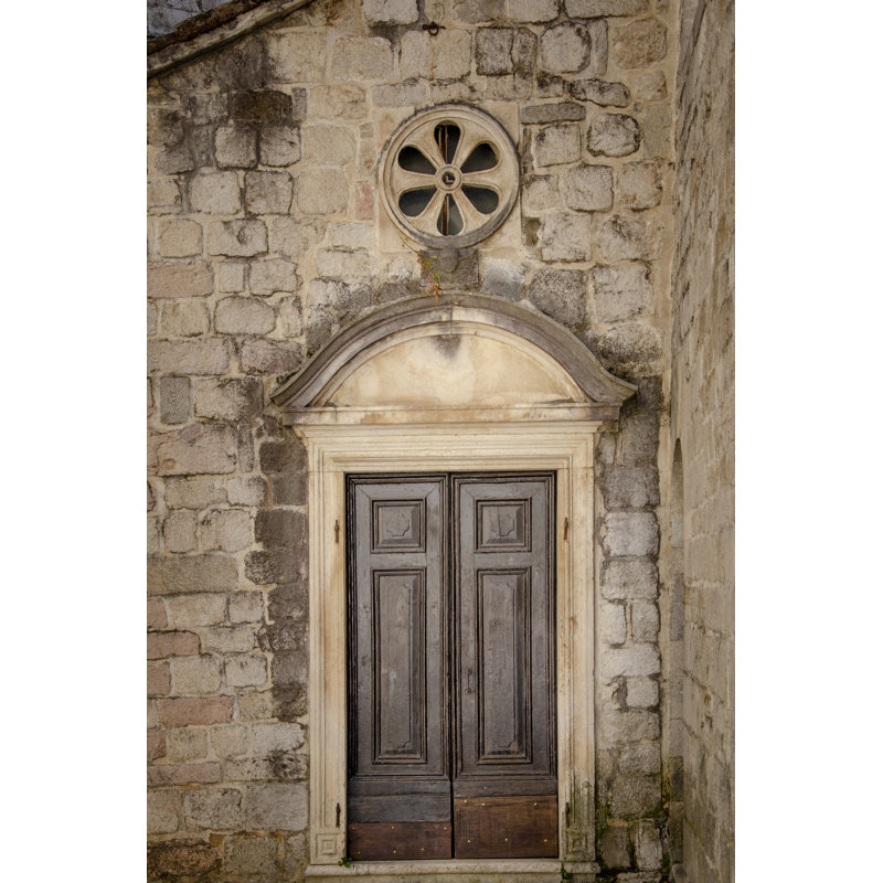 Distinguished Entrance - Kotor, Montenegro by Laura DeNardo - Photograph, 76cm H x 51cm W, Wrapped Canvas