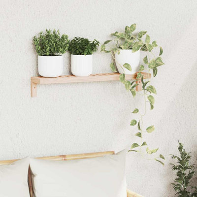 Solid Wood Bracket Shelf