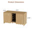 Enceinte vintage en bois pour litière pour chat, armoire de toilette cachée pour chat-485362437