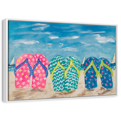 Flip Flops In The Sand