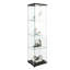 Vitrine moderne en verre avec lumières DEL