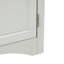 Armoire de rangement triangulaire pour salle de bain avec tablettes réglables pour la salle de bain-2031889748