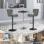 Bronxville Upholstered Velvet Adjustable Height Bar Stool-1036064933