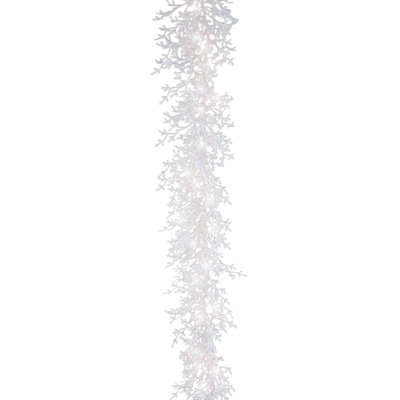Lighted Fresh Faux Artificial Garland