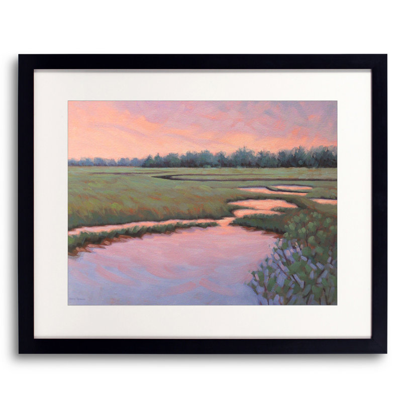 Peaceful Marsh Print by Diana Johnson