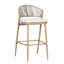 Ensemble de 2 sièges d'extérieur, assise de 30,25 po de hauteur, structure en aluminium, en forme de PE, finition érable, style moderne, rouille, largeur de 22,08 po, coussin d'eau avec 2, profondeur de 19,39, coussin, rembourrage en mousse