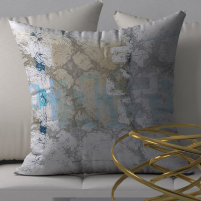 Housse de coussin carrée immaculée