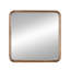 Miroir carré 32 "x32" avec cadre en bois